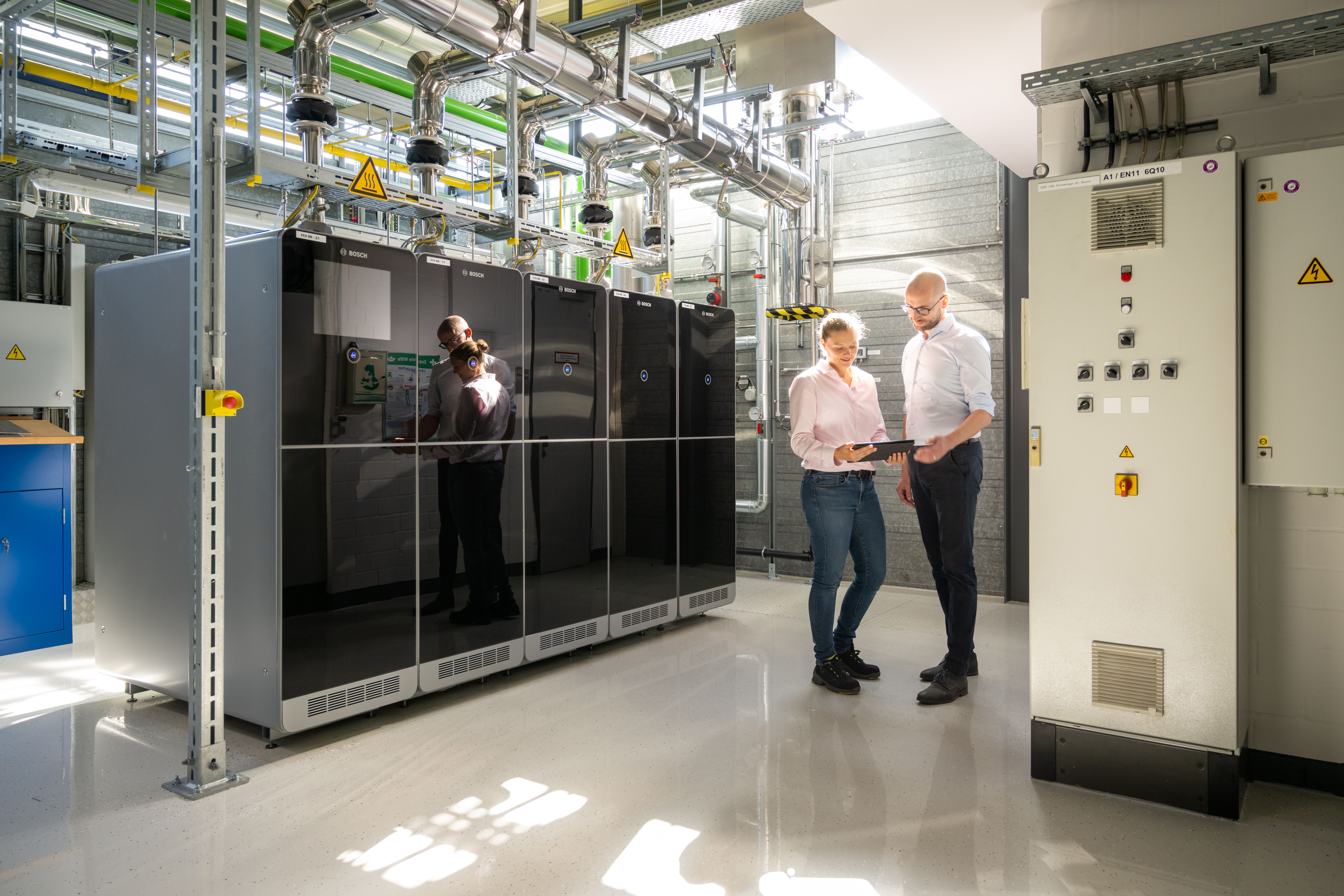 Stacionární systémy palivových článků na bázi pevných oxidů od společnosti Bosch