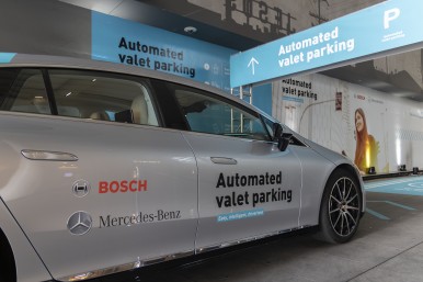 Bosch and Mercedes-Benz showcase automated valet parking at InterContinental Los ...