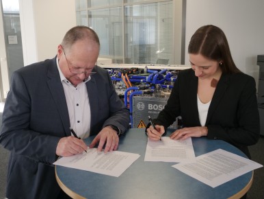 Model agreement for stack collection between Bosch and mobility provider Hylane